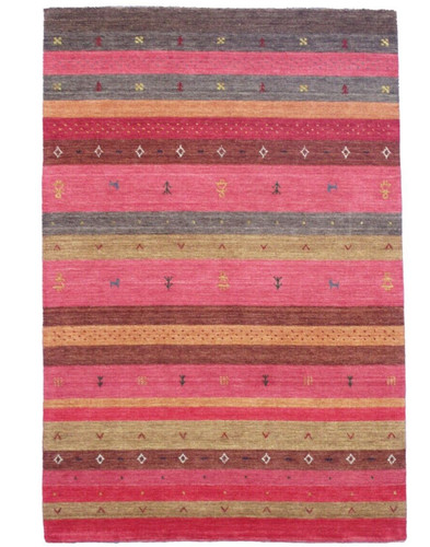 5x8 lori gabbeh handmade wool - gabbeh,